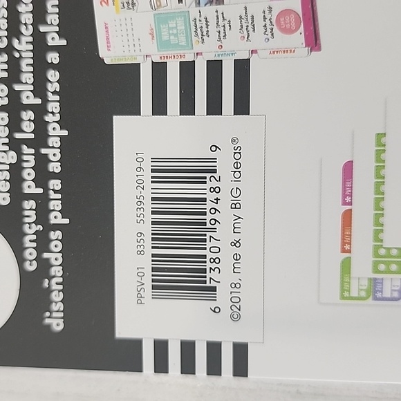 The Happy Planner planner basics 1829 pieces 30 sheets fits classic size planner - Picture 6 of 7